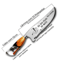 Faca Churrasco Artesanal 10" Eu sou filho do mato