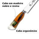 Faca Churrasco Artesanal 10 Caminhão