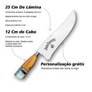 Faca Churrasco Artesanal 10" Jack Daniels